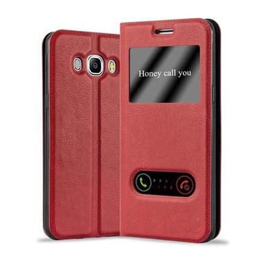 Lompakkokotelo Samsung Galaxy J7 2016 Case (Punainen)
