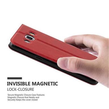 Lompakkokotelo Samsung Galaxy J7 2016 Case (Punainen)