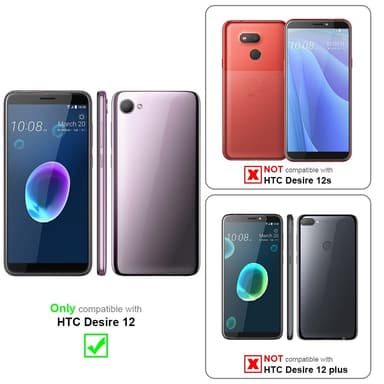 HTC Desire 12 Suojakuori Lompakkokotelo (Ruskea)