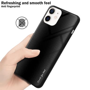 iPhone 12 MINI Suojakuori Kotelo (Musta)