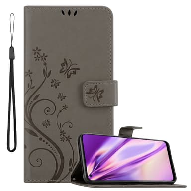 OnePlus Nord CE 2 5G Suojakuori Lompakkokotelo (harmaa)