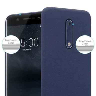 Nokia 5 2017 Suojakuori Kotelo Case (Sininen)