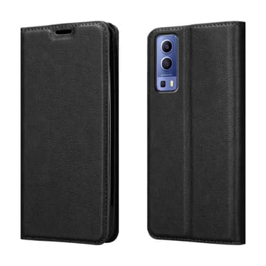 Vivo Y52 5G / Y72 5G Suojakuori Lompakkokotelo (Musta)