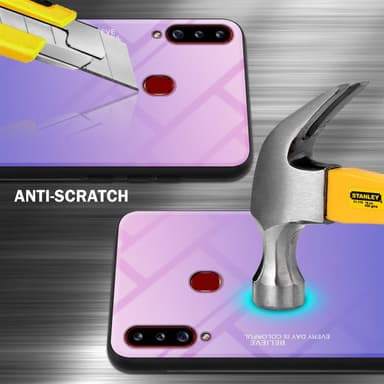 Suojakuori Samsung Galaxy A20s Kotelo (Musta)