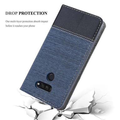 LG K50S Suojakuori Lompakkokotelo (Sininen)