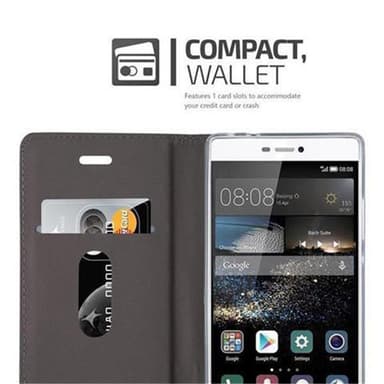 Huawei P8 Suojakuori Lompakkokotelo (Sininen)