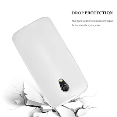Motorola MOTO G2 Suojakuori Kotelo (Hopea)