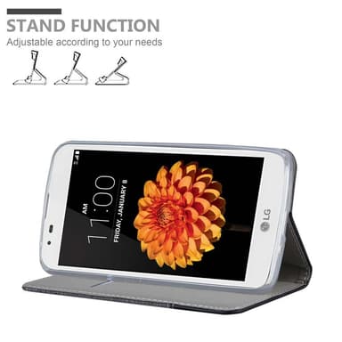LG K7 2016 Suojakuori Lompakkokotelo (harmaa)