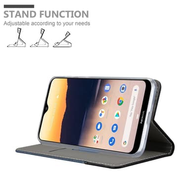 Nokia 2.3 Suojakuori Lompakkokotelo (Sininen)