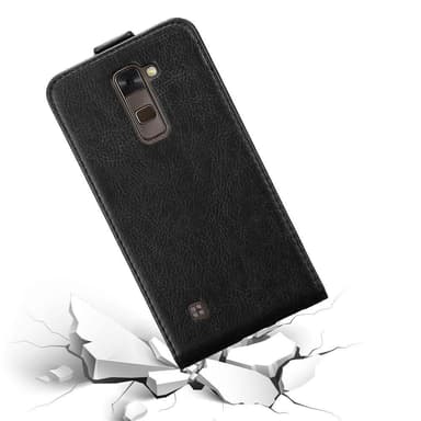 LG STYLUS 2 Suojakuori Lompakkokotelo (Musta)