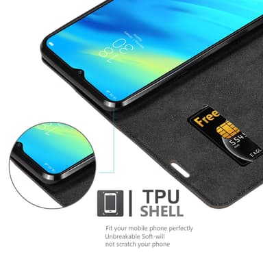 Realme 7 PRO Suojakuori Lompakkokotelo (Ruskea)