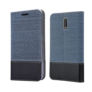 Nokia 2.3 Suojakuori Lompakkokotelo (Sininen)
