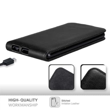 LG STYLUS 2 Suojakuori Lompakkokotelo (Musta)