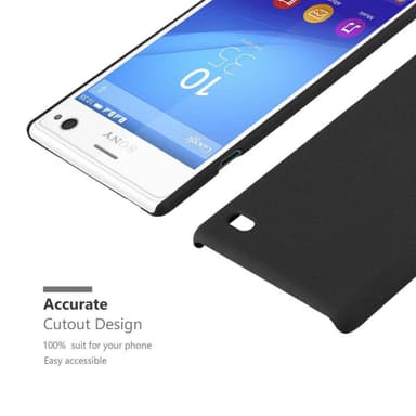 Sony Xperia C4 Suojakuori Kotelo Case (Musta)