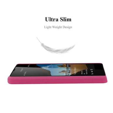 Nokia Lumia 550 Suojakuori Kotelo (Vaaleanpunainen)