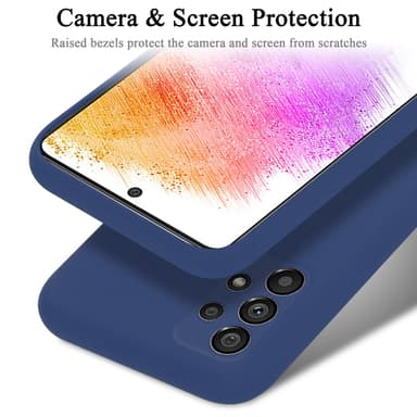 Samsung Galaxy A73 5G Suojakuori Kotelo (Sininen)