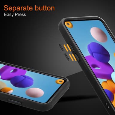 Samsung Galaxy A21 Suojakuori Kotelo (Läpinäkyvä)