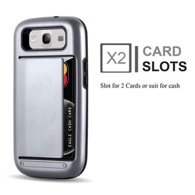 Samsung Galaxy S3 / S3 NEO Suojakuori Kotelo (Hopea)