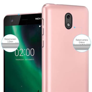 Nokia 2 2017 Suojakuori Kotelo Cover (Vaaleanpunainen)