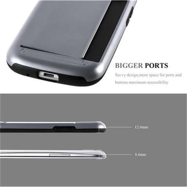 Samsung Galaxy S3 / S3 NEO Suojakuori Kotelo (Hopea)