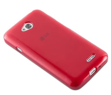 LG L70 (1. SIM) Suojakuori Kotelo (Punainen)