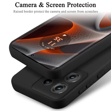 Motorola Edge 50 Pro Suojakuori Kotelo (Musta)