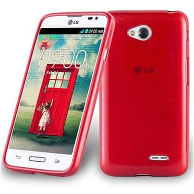 LG L70 (1. SIM) Suojakuori Kotelo (Punainen)