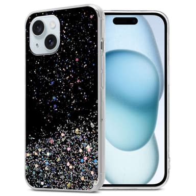 iPhone 15 Suojakuori Kotelo (Musta)