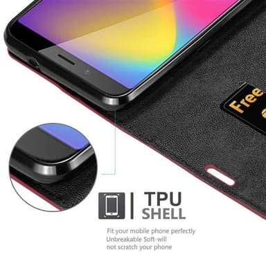 ZTE Nubia N3 Suojakuori Lompakkokotelo (Punainen)