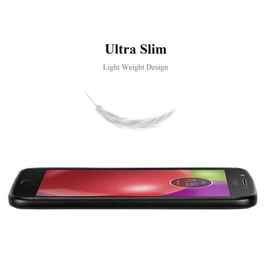 Motorola MOTO E4 Suojakuori Kotelo (Musta)