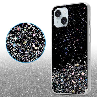iPhone 15 Suojakuori Kotelo (Musta)