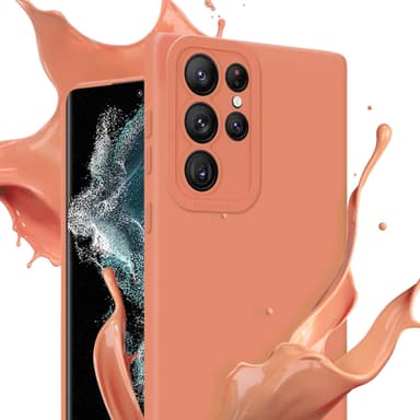 Samsung Galaxy S22 ULTRA Suojakuori Kotelo (Oranssi)