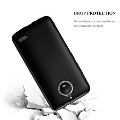 Motorola MOTO E4 Suojakuori Kotelo (Musta)