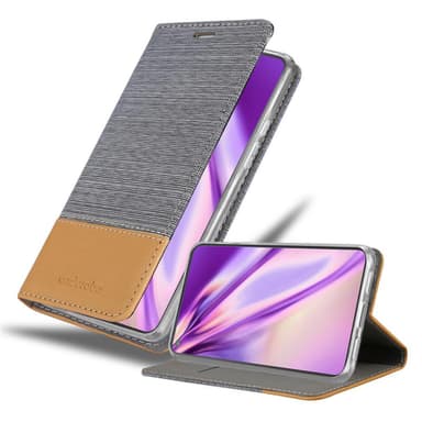 Google PIXEL 5 XL Suojakuori Lompakkokotelo (harmaa)