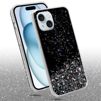 iPhone 15 Suojakuori Kotelo (Musta)