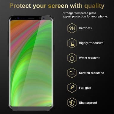 Samsung Galaxy S8 PLUS 3x Näytönsuoja Karkaistu lasi