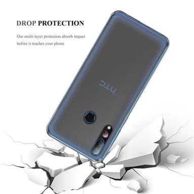 HTC Desire 19 PLUS Suojakuori Kotelo (Läpinäkyvä)