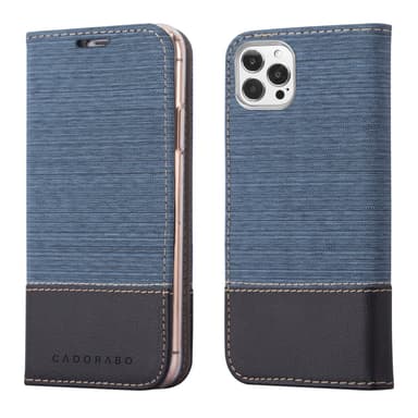 iPhone 13 PRO MAX Suojakuori Lompakkokotelo (Sininen)