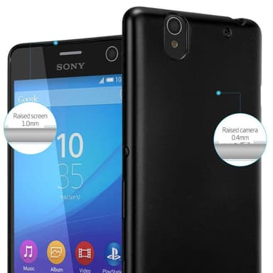 Sony Xperia C4 Suojakuori Kotelo (Musta)