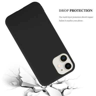 Suojakuori iPhone 12 MINI Kotelo (Musta)
