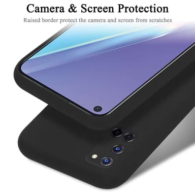 Oppo A92 Suojakuori Kotelo Case (Musta)