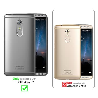 ZTE Axon 7 Suojakuori Lompakkokotelo (Punainen)