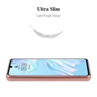 Huawei P30 Suojakuori Kotelo (Vaaleanpunainen)