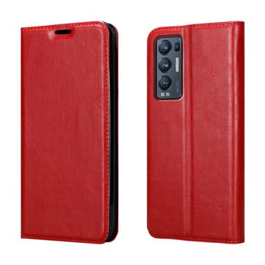Oppo FIND X3 NEO Suojakuori Lompakkokotelo (Punainen)