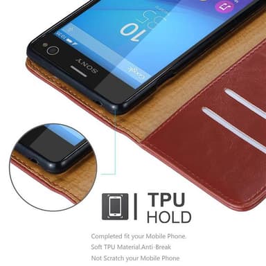 Sony Xperia C4 Suojakuori Lompakkokotelo (Punainen)
