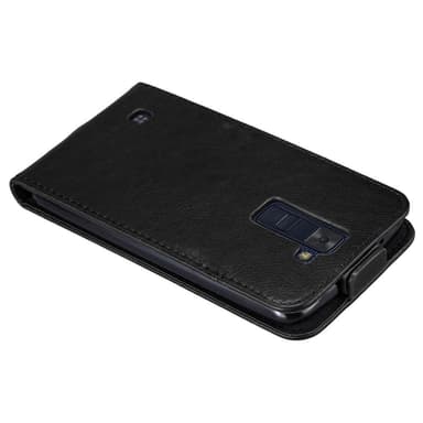 LG K8 2016 Suojakuori Lompakkokotelo (Musta)