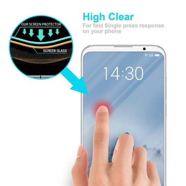MEIZU 16TH Näytönsuoja Karkaistu lasi Suojakalvo