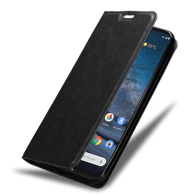 Nokia 8.3 Suojakuori Lompakkokotelo (Musta)