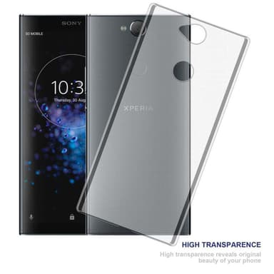 Sony Xperia XA2 PLUS Suojakuori Kotelo (Läpinäkyvä)