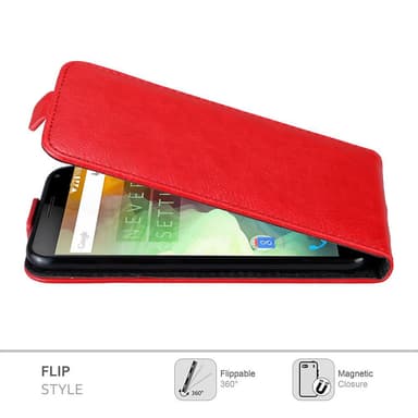 OnePlus 2 Suojakuori Lompakkokotelo (Punainen)